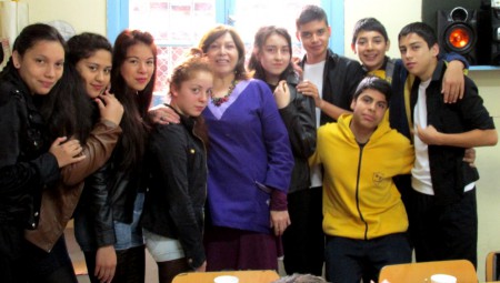 Mis alumno en el dia del profesor 2013